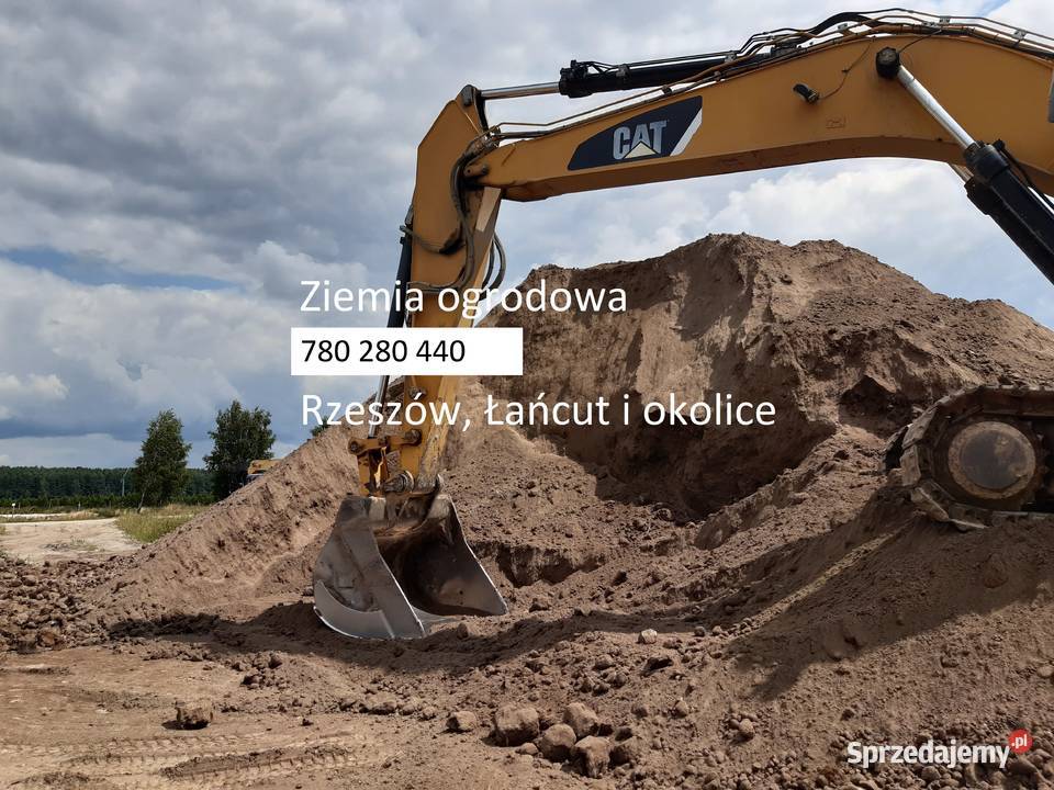 Ziemia ogrodowa piasek kopany plikany Wólka Podleśna