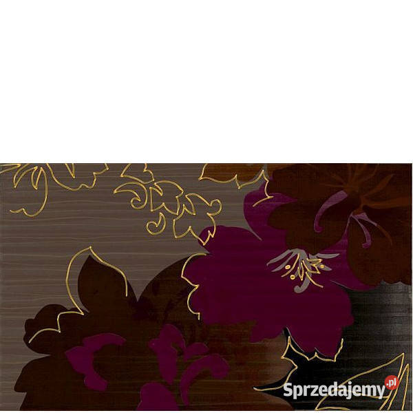 Dekor Delicate brown A 30 x 50 Paradyż aktualne zachodniopomorskie Białogard