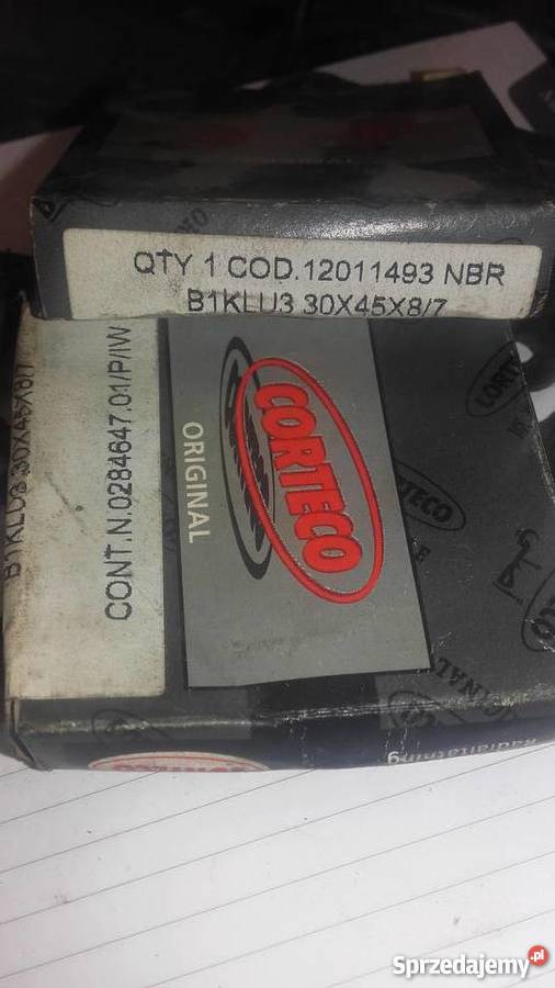uszczelniacze CORTECO QTY 12011493 NBR śląskie Żywiec sprzedam