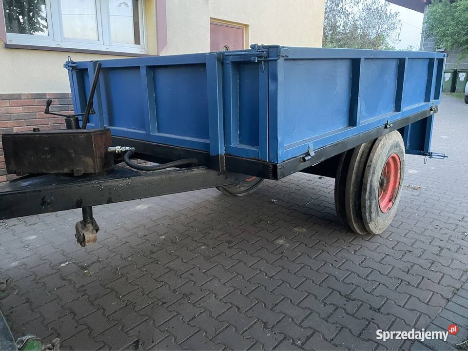 Przyczepa jednoosiowa wywrotka kiper nieuszkodzony