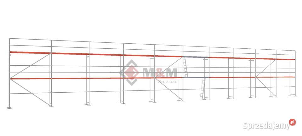 Rusztowanie 186m2 Podest drewniany 3m Zestaw opolskie Stare Siołkowice