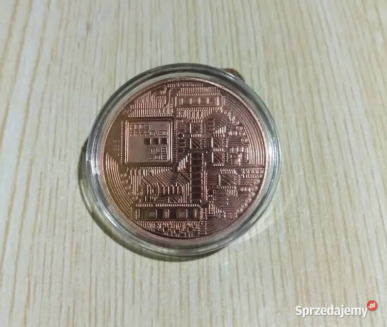 Nowa moneta Bitcoin brązowa Zamość