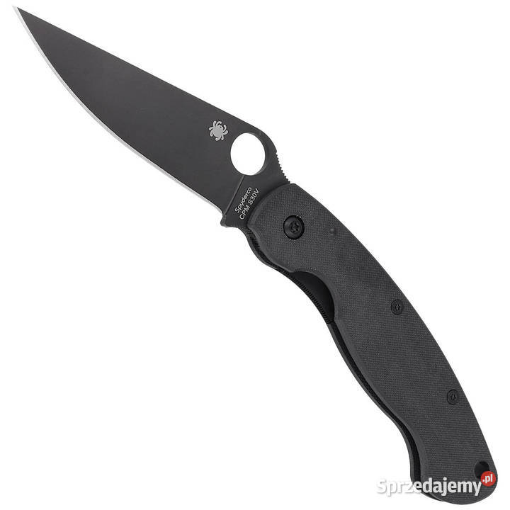 Nóż składany Spyderco Military G10 Black Black Warszawa