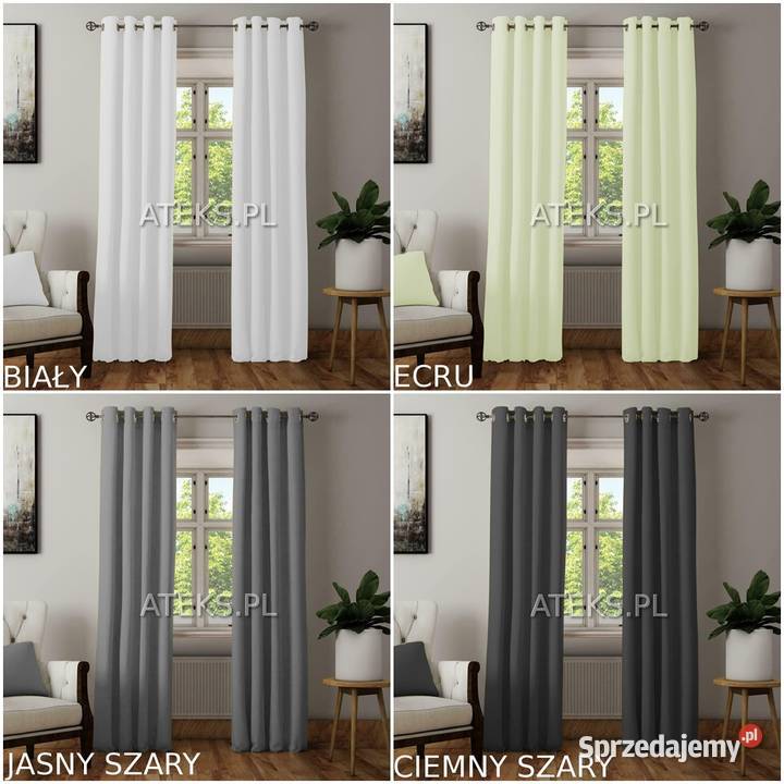 Zasłona gotowa matowe ZASŁONY na PRZELOTKI Warszawa sprzedam