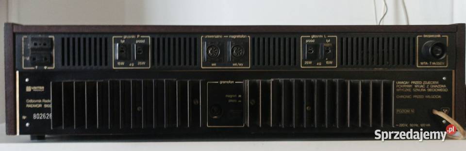 RADMOR 5102 z kolumnami ZG 30C114 Hi Fi Amplitunery Audio Nowy Dwór Mazowiecki