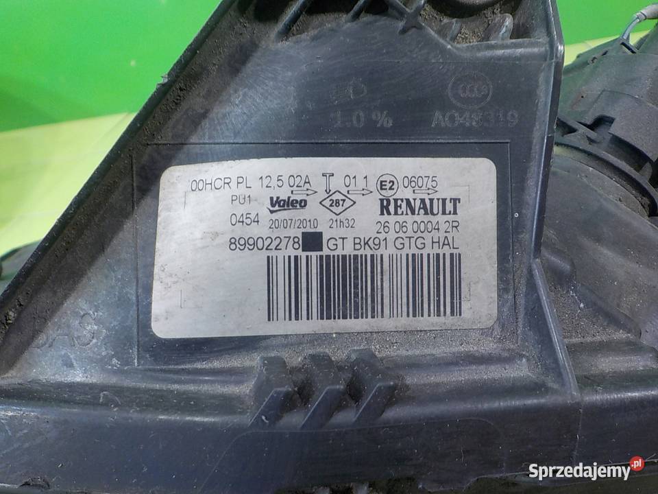RENAULT LAGUNA III GT 15 DCI 10r HB 5D lampa mazowieckie Suków