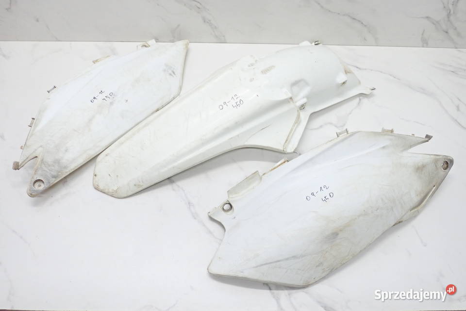 Błotnik Tył Biały Boczki Owiewki Osłony Honda