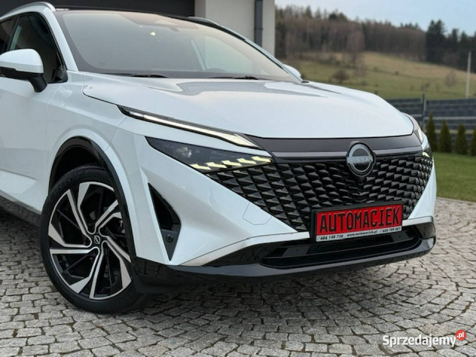 Nissan Qashqai TEKNA NAGŁOŚNIENIE PREMIUM BIAŁA garażowany dolnośląskie