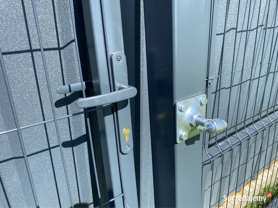 Brama panelowa furtka i słupy Ełk usługi budowlane