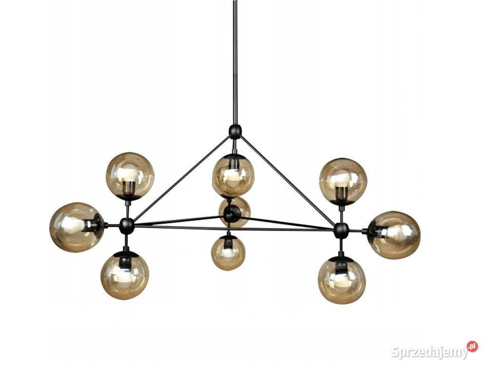 Lampa sufitowa wisząca LOFT Industrial 10 kul Choroszcz
