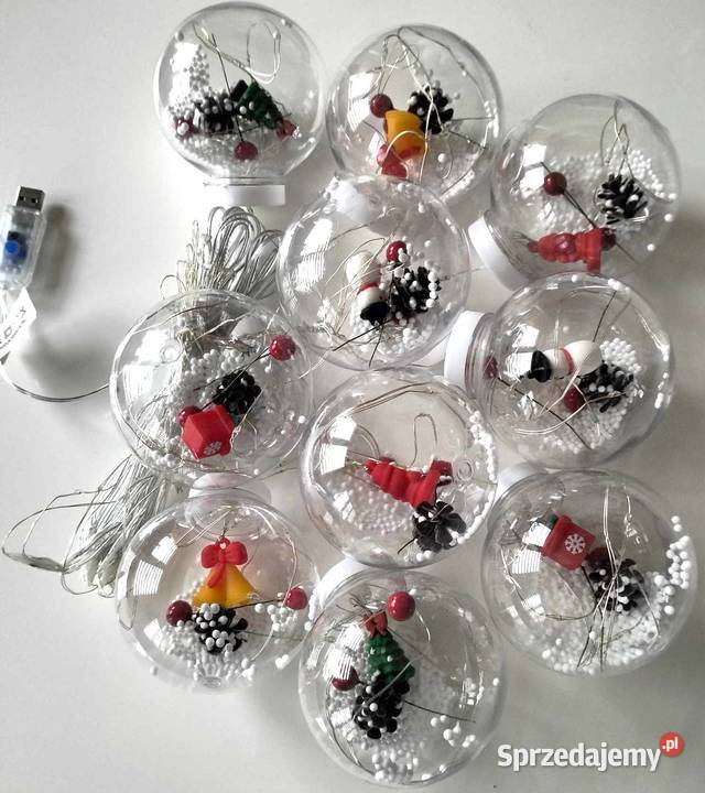 Komplet lampek świetlnych 10 sztuk typ kurtyna Białystok sprzedam