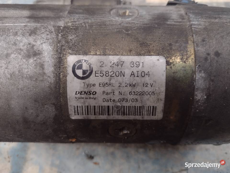 Rozrusznik BMW e 39 30 D Motoryzacja śląskie Częstochowa