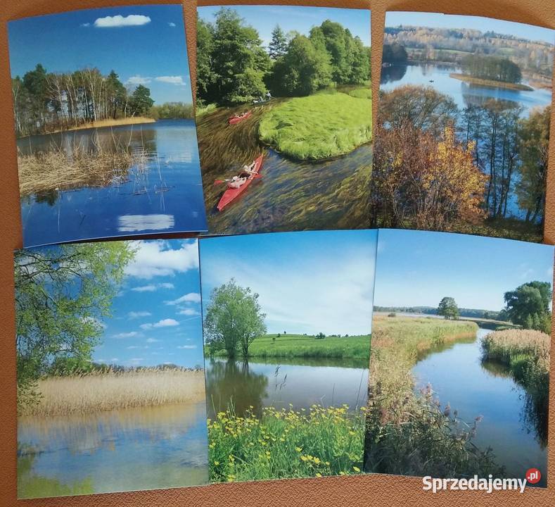 Pocztówki konie krajobrazy czyste format Łódź