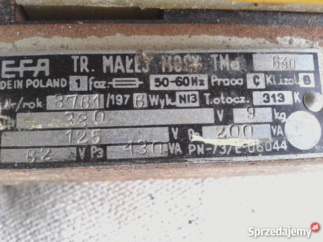 transformatory Pruszcz Gdański