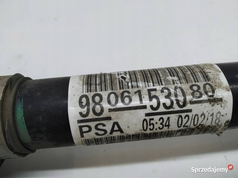 PÓŁOŚ LEWY PRZÓD 20 HDI 177 9806153080 Toyota sprzedam