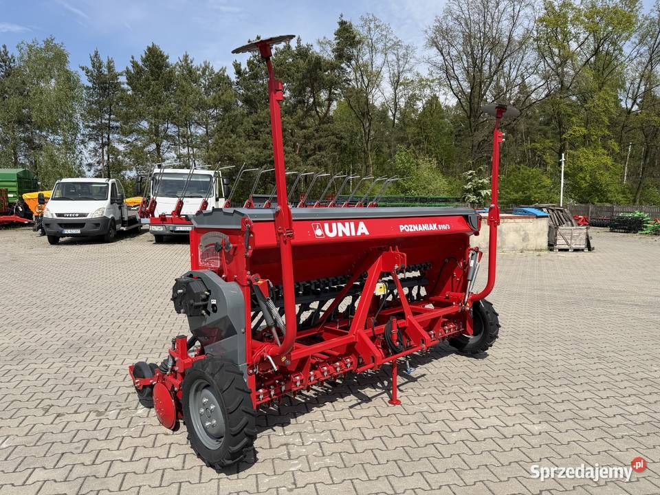Mechaniczny siewnik zbożowy Poznaniak 5103 nieuszkodzony wielkopolskie Opatówek
