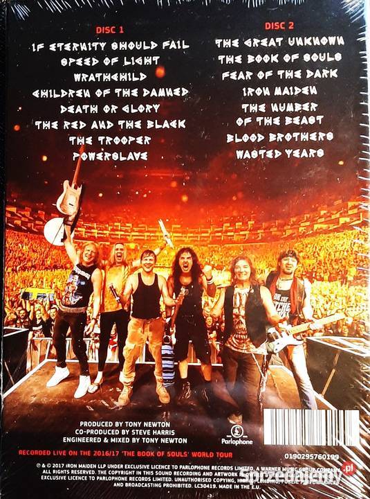 Unikat Album2 CD Iron Maiden The Book of Souls sprzedam