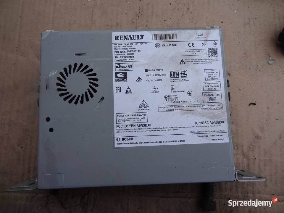 RADIO NAWIGACJA RENAULT CLIO V 259151818R sprzedam