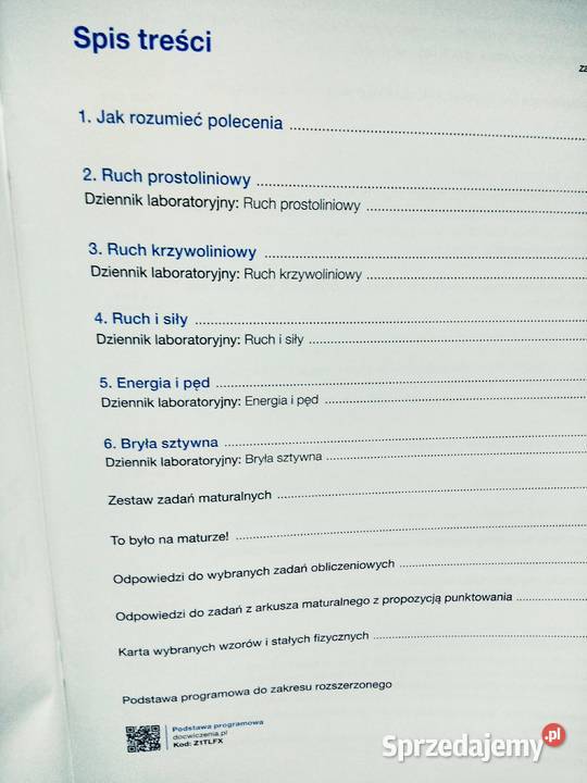 Zrozumieć fizykę 1 ćwiczenia ponadpodstawowe Warszawa