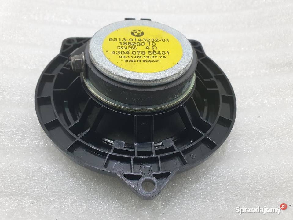 GŁOŚNIK ŚREDNIOTONOWY BMW SERIA 1 3 5 9143232 Sprzęt audio fabryczny