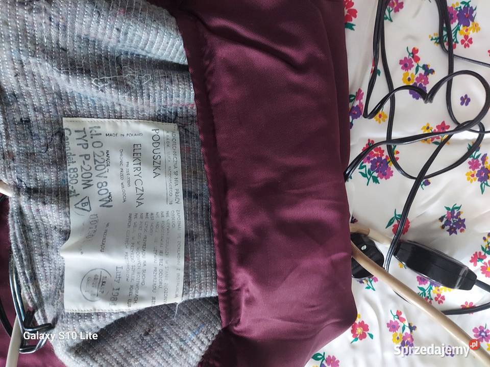 Poduszka elektryczna PRL nowa Poduszki Starowa Góra