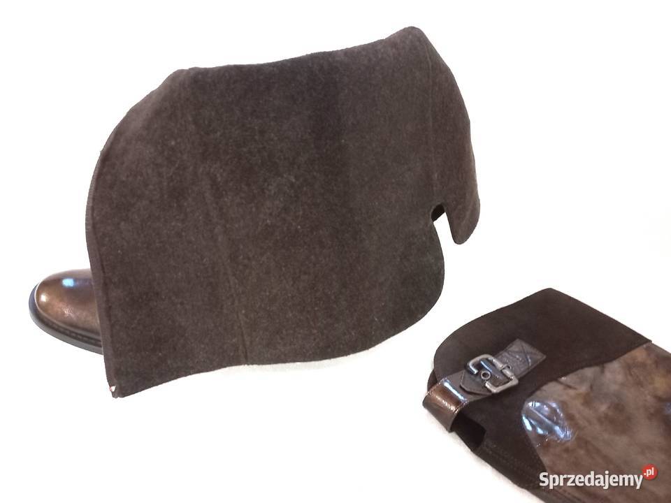 Buty brązowe Kozaki damskie r 375 Lasocki NOWE Białystok