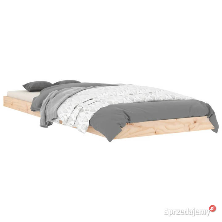 Rama łóżka lite drewno sosnowe 75x190 WM823484 193cm Warszawa