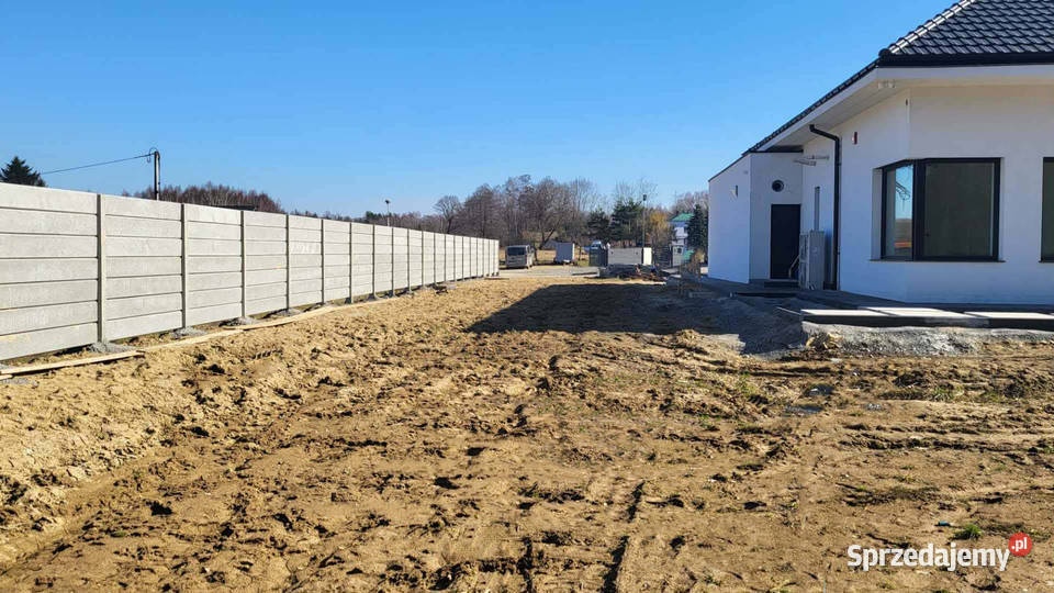 Nowoczesny Styl Ogrodzenia Betonowego Grafit podkarpackie Nisko