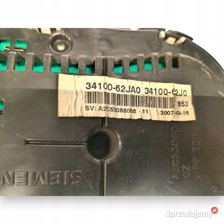 LICZNIK ZEGARY 3410062JA0 Suzuki Swift MK6 13 Chełm sprzedam