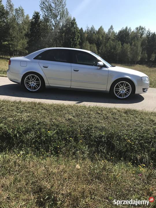Audi A4 B7 sedan srebrny 6 biegów manual 2000cm3 Skarżysko-Kamienna