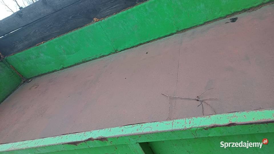 Przyczepa jednoosiowa wywrotka na dwie strony