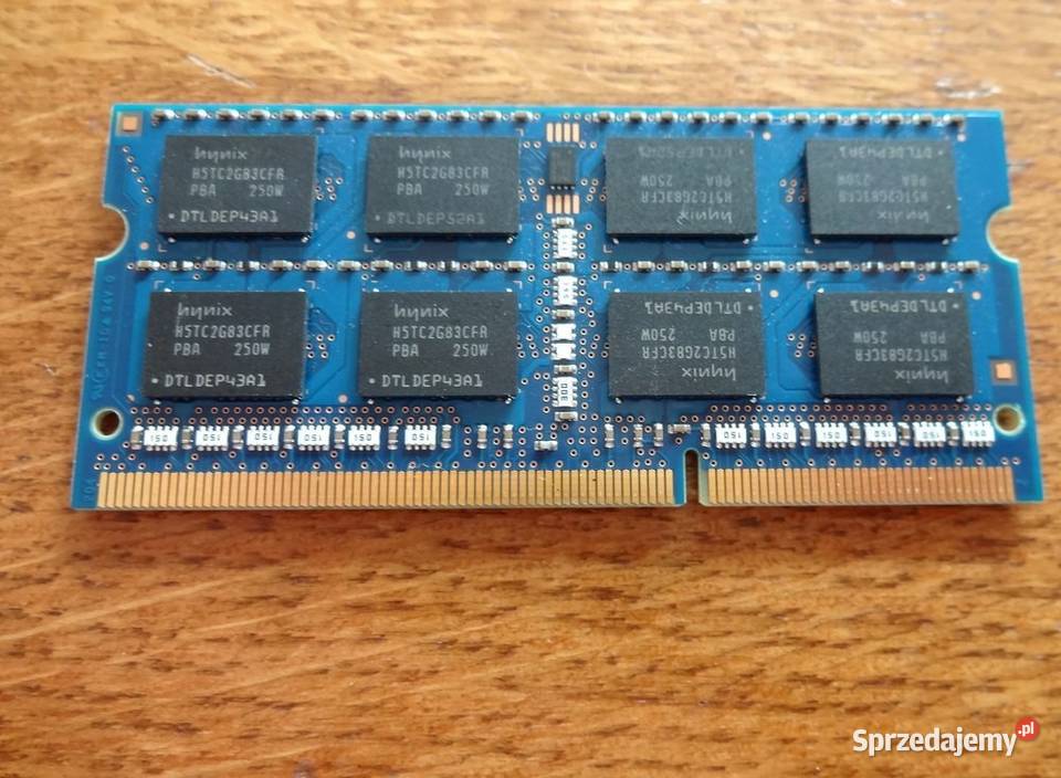 Pamięć DDR3 4gb HYNIX 12800s do laptopa Pozostałe Szczecin