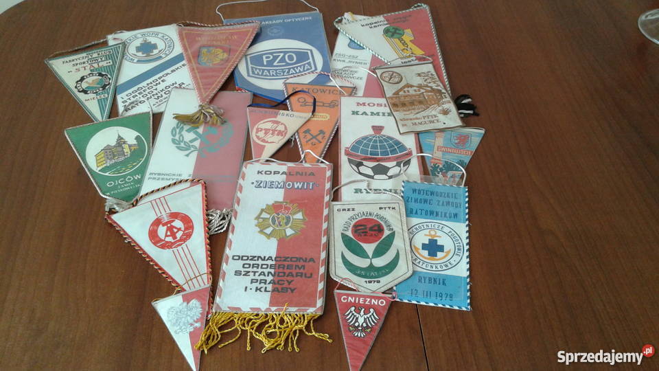 Stare proporczyki kolekcjonera PRL Koszalin