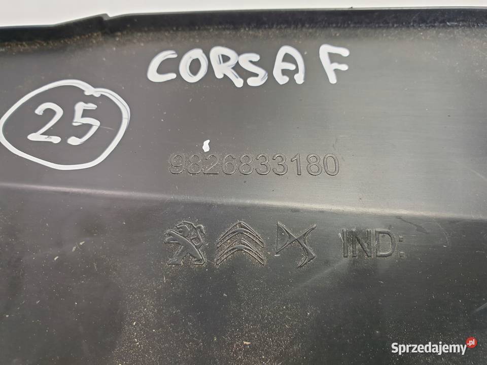 Opel Corsa F KRATKA PODSZYBIA Wlot 9826833180 Chełm