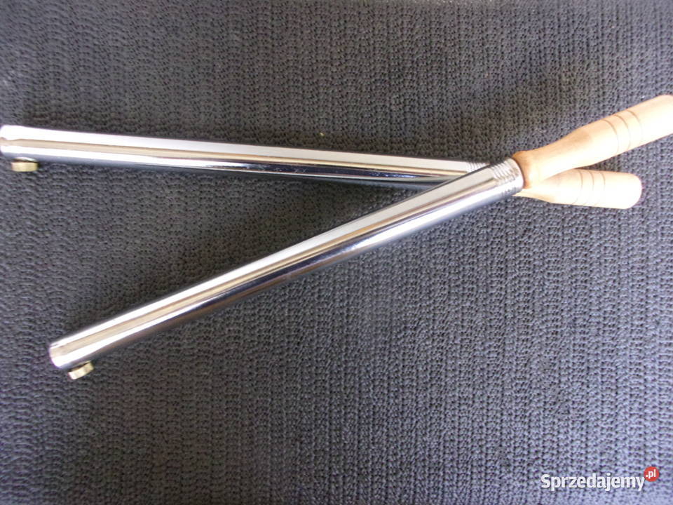 Pompka NOWA Metal Chrom Drewno z konca lat 80 mazowieckie Warszawa sprzedam