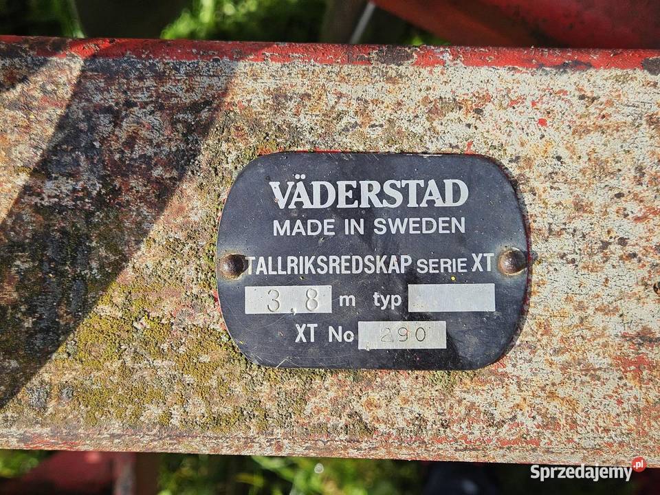 Brona talerzowa Vaderstad TX 38m podlaskie