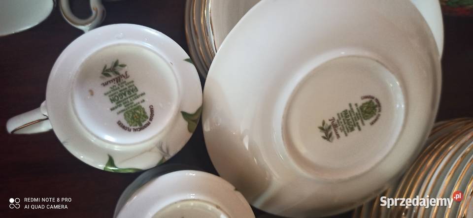 Filiżanka z talerzykiem deserowym Royal Albert Porcelana i szkło Gdańsk