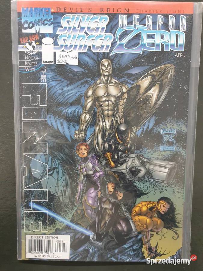Silver Surfer oryginalny komiks Marvel USA pomorskie