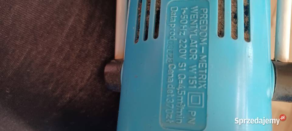 wentylator z lat 1977 PREDOM METRIX sprawny 50 wielkopolskie Poznań