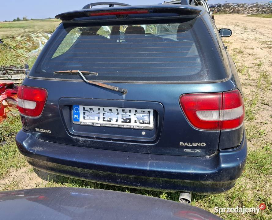Samochód Suzuki Baleno 16B 1997R CZĘŚCI Rok produkcji 1997 Wisznice