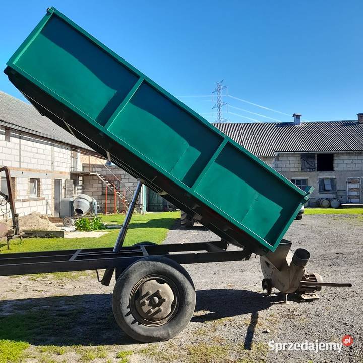 Przyczepa rolnicza wywrotka jednoosiowa Nowe