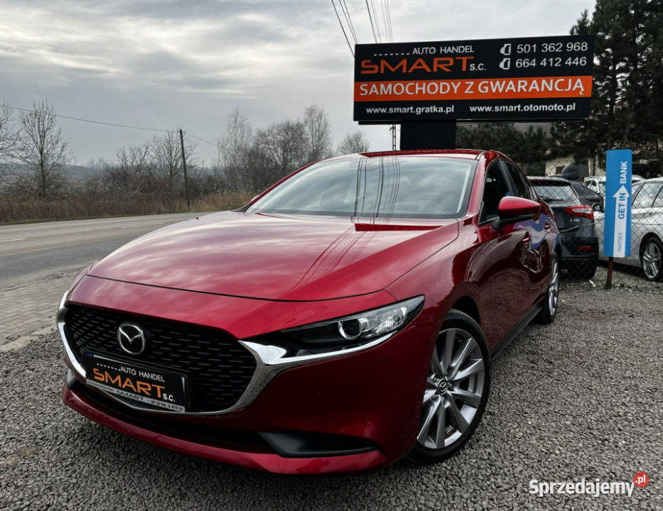 Mazda 3 KANJO Navi Kamera Lakier Perła Sedan IV Rydułtowy