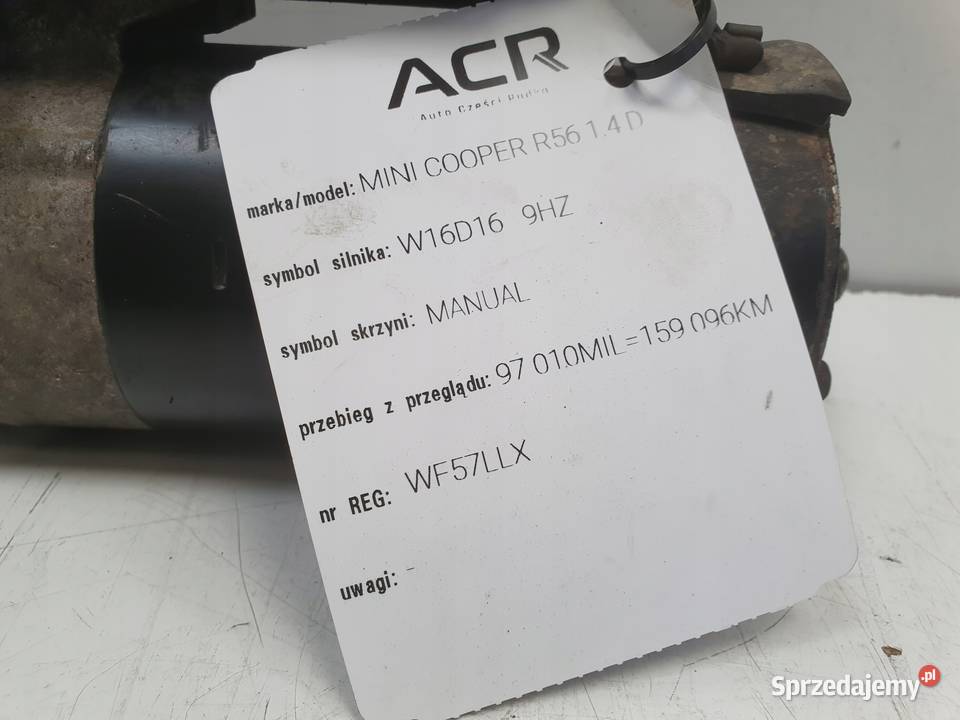 Mini Cooper R56 16 D ROZRUSZNIK bosch 7802945 Janów sprzedam