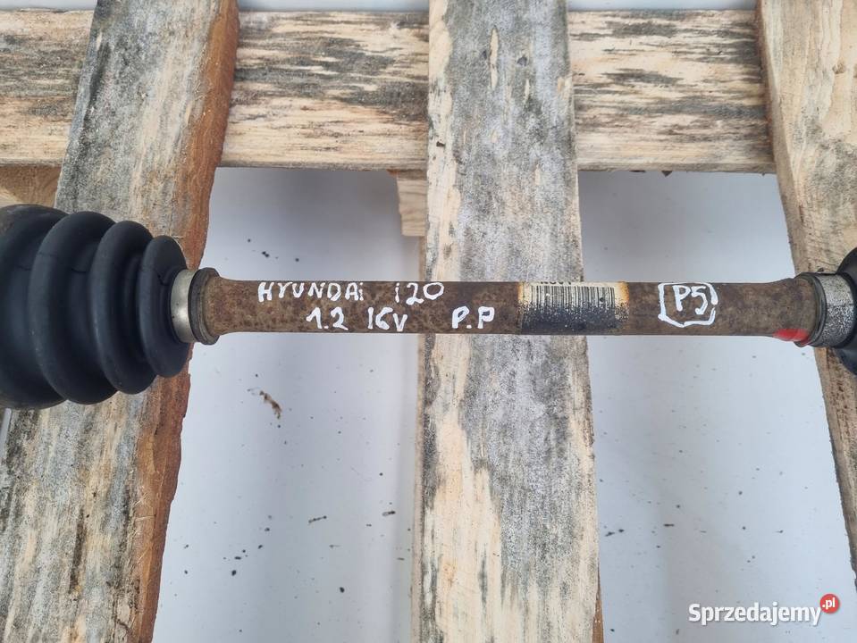 Hyundai I20 12 16V PRAWA PRZEDNIA PÓŁOŚ półośka lubelskie Janów sprzedam