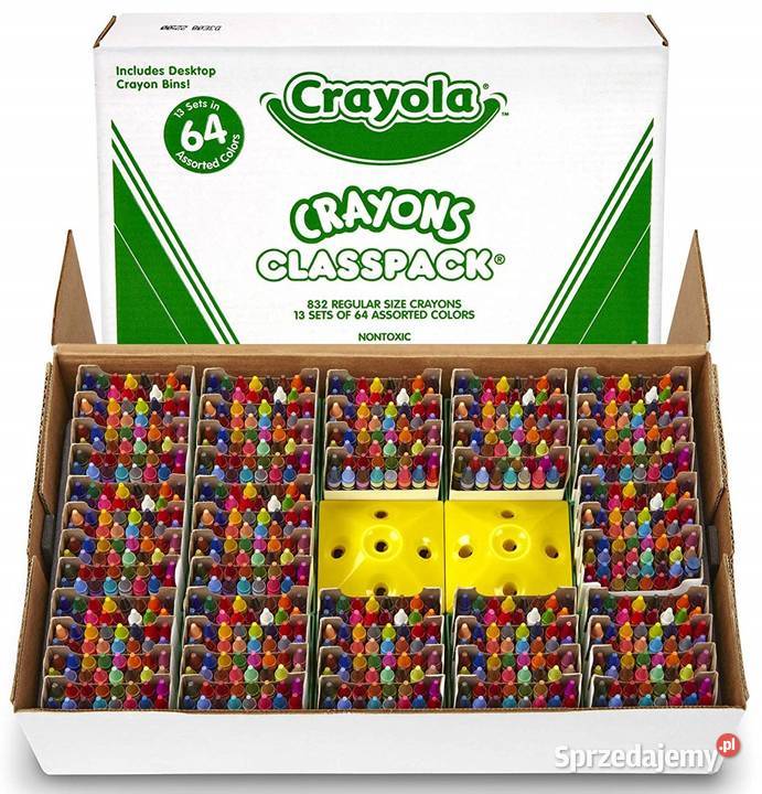 832 Kredki Woskowe CRAYOLA ZESTAW KLASOWY małopolskie Mogilany
