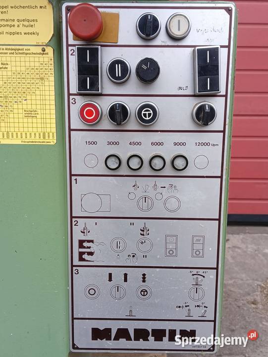 Frezarka Martin z wózkiem T 25 pomorskie Wejherowo