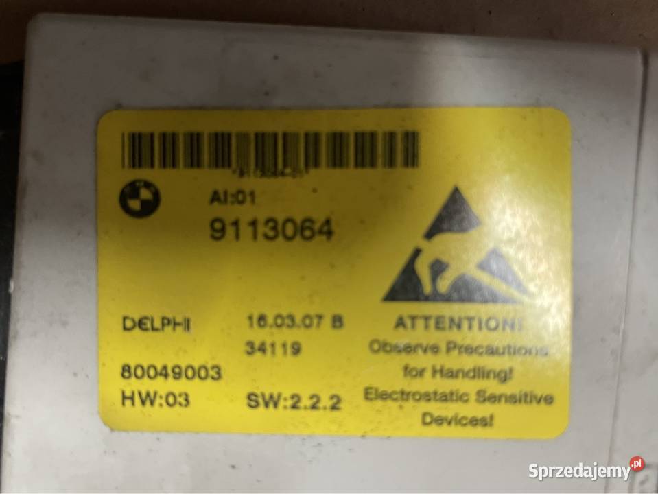 9113064 moduł sterownik konsoli bmw 5 e60 e61 Szczecin