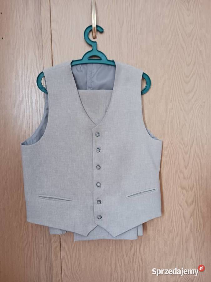 Garnitur męski beżowy 3 częściowy Częstochowa sprzedam