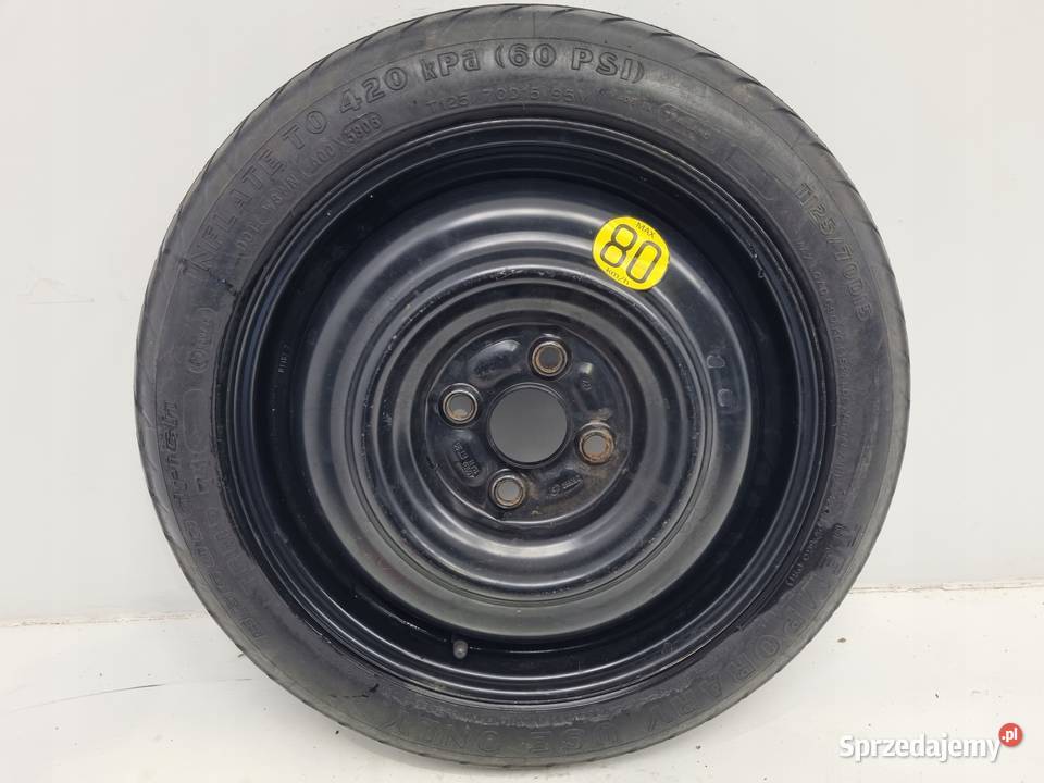 KOŁO DOJAZDOWE Toyota Yaris II dojazdówka 12570