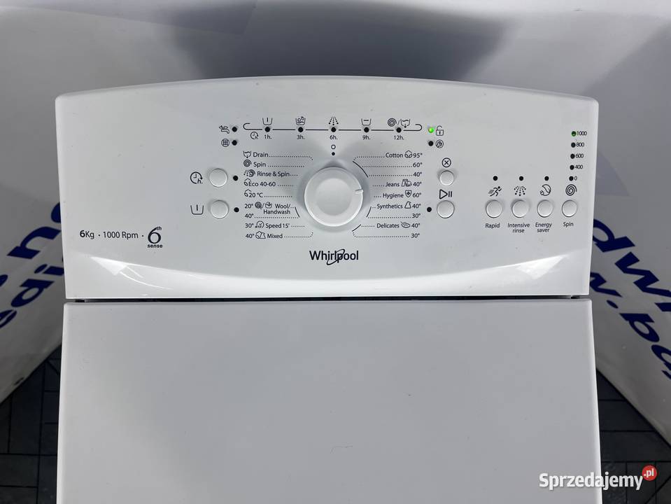 Pralka Whirlpool Góry Ładowana 6 1000 ob A Wiejca sprzedam